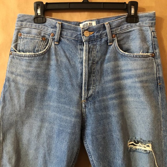 AGOLDE | Jamie High Rise Classic Jeans in Dakota - Picture 4 of 16